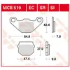 TRW Plaquettes de frein, et mâchoires moto, MCB519SI Sinter offroad