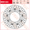 Trw Disque De Frein Flottant Mst204