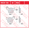 TRW MCB730SI Plaquette de Frein