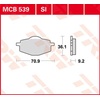 TRW MCB539SI Plaquette de Frein