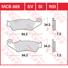TRW Lucas TRW Lucas remblok MCB669SI Sinter Offroad