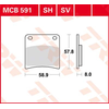 TRW MCB591 Plaquette de Frein