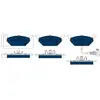 TRW Plaquettes de frein X4 pour VOLKSWAGEN: Jetta (Ref: GDB1386BTE)