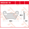 TRW Plaquettes de frein, et mâchoires moto, MCB857SI Sinter offroad