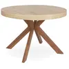 MENZZO Table ronde extensible Myriade Sonoma