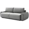 Canapé convertible 3 places Traviata Velours Gris