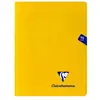 Clairefontaine Cahier MIMESYS Piqué Polypro 17 x 22 cm 96 pages 90g Séyès Jaune