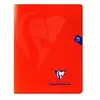 Clairefontaine Cahier MIMESYS Piqué Polypro 17 x 22 cm 96 pages 90g Séyès Rouge