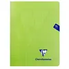 Clairefontaine Cahier MIMESYS Piqué Polypro 17 x 22 cm 96 pages 90g Séyès Vert