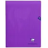 Cahier - CLAIREFONTAINE - MIMESYS - 24 x 32 cm - 96 pages - Seyès - Violet