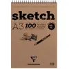 Clairefontaine Bloc Sketch croquis spiralé 29,7x42 90 grammes  