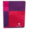 Clairefontaine Cahier Piqué 17x22 144 pages Séyès rose/violet