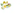 Clairefontaine - Enveloppe Pollen 16x16 120g Vert - Paquet De 20