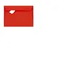 Paquet de 20 enveloppes Pollen 114x162mm C6 Rouge Corail 120g