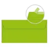 Clairefontaine Paquet de 20 enveloppes Pollen 110x220mm DL Vert Menthe 120g
