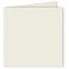 Paquet de 25 cartes pliées Pollen 160x160mm Gris Perle 210g