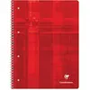 Clairefontaine Cahier à Spirales Rouge 22,5x29,7 160 pages Perforées Q.5x5