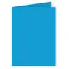 Clairefontaine Paquet de 25 cartes pliées Pollen 111x158mm Bleu Turquoise 210g