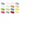 Paquet de 20 enveloppes Pollen 75x100mm Bleu Turquoise 120g