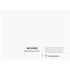 Clairefontaine 975402C Paquet Papier Buvard - 25 Feuilles Papier Buvard Blanc Très Absorbant - 50x65 cm 250g - Idéal pour les Travaux d'Écriture ou le Dessin à l'Encre