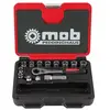 Mob Coffret 10 douilles débouchées -1 cliquet -1 rallonge -2 adaptateu...