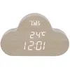 TNB T nB - Réveil Numérique Nuage avec LED, Réveil Multifonction, Ecla...