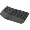 TnB - ERGO - Clavier ergonomique sans fil rechargeable Bluetooth + 24G...
