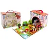 PLANÈTE BOIS - Maison de Jeu Ferme - FSC - 030247-12 Pièces - Multicol...