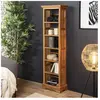 MACABANE AYAN - Étagère bibliothèque marron 45 cm bois teck