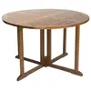 Table De Jardin En Teck Huilé troxi 120cm Naturel - Paris Prix Marron