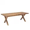 MACABANE ANDRIAN - Table à manger rectangulaire 220x100cm bois Pin rec...