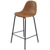 MACABANE AUGUSTIN - Lot de 2 tabourets de bar John marron hauteur d'as...