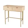Console - MACABANE - ADELE - Bois - 2 tiroirs - Marron