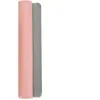WE Tapis de Souris XXL en PU réversible, Rose et Gris.