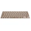 WE POWERED BY SAMSUNG WE Clavier de protection pour Macbook Or (Pro 13 / 15 /17)