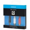 Câble Jack 3,5mm mâle/2RCA mâle 0,5m - D2 Diffusion