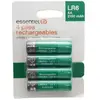 Pile rechargeable ESSENTIELB LR06 AA Lot 4 piles 2100mAh