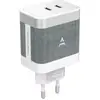 Chargeur secteur ADEQWAT USB-C x2 65W