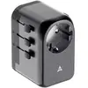 Adaptateur de voyage ADEQWAT 65W universel EU UK US ASIE