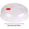 Cloche anti-projection ESSENTIELB pour micro-ondes 29cm