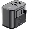Adaptateur de voyage ADEQWAT Universel EU UK US AUS ASIA 30W