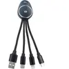 Câble trio ESSENTIELB court 3 en 1 (lightning microUSB USB-C)