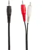 Câble Jack/RCA LISTO J-M/2RCA-M -1m20 - ecp