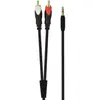 Câble Jack/RCA ESSENTIELB Jack/2 RCA - 2m - ecp