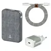Pack ADEQWAT Powerbank+Chargeur 30W+USB-C-Lightning