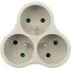 Essentielb - Multiprise  Triplite En Bioplastique Blanc