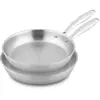 Batterie de cuisine ESSENTIELB 2 poeles inox 24 et 28cm