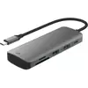 Hub USB C ESSENTIELB 7 en 1 2 USB-A + 3 USB-C + 2 ports SD