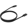 Câble de charge LISTO USB-C vers USB-C 1M Noir
