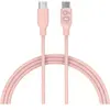 Câble USB C ESSENTIELB vers USB-C 1m rose métallisé